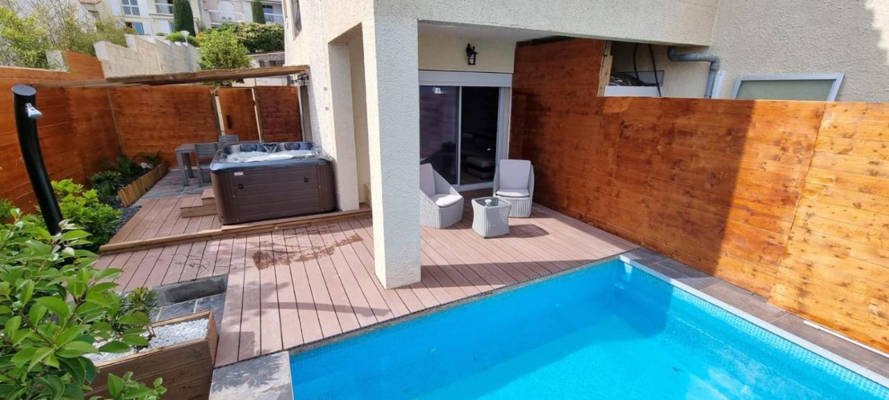 Reves De Vie, Appartement Vue Mer, Grande Piscine Privee , Spa Privatif Cassis Zewnętrze zdjęcie
